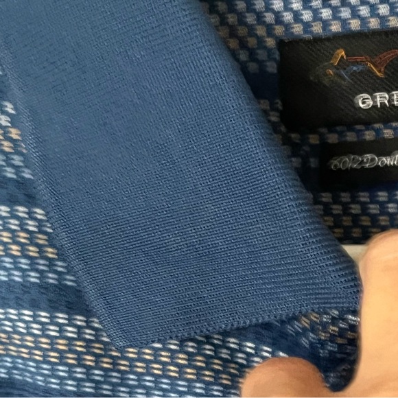 Men's Greg Norman Mercerized Cotton Golf Polo Shark Blue XL - Picture 14 of 15